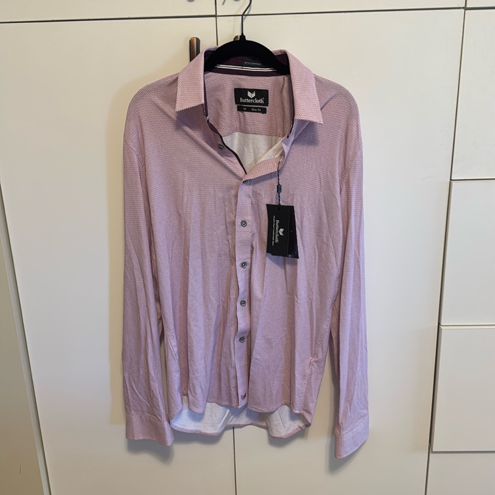 NWT Buttercloth Slim Fit Lockhart Island in Icy Cotton